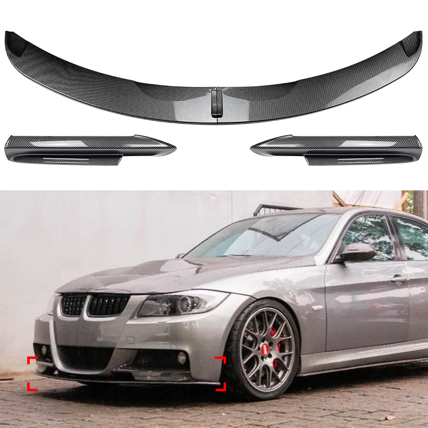 M Tech Accessories - Race Frontlippen-Seitenecken-Kombi-Kit für Pre-LCI BMW E90