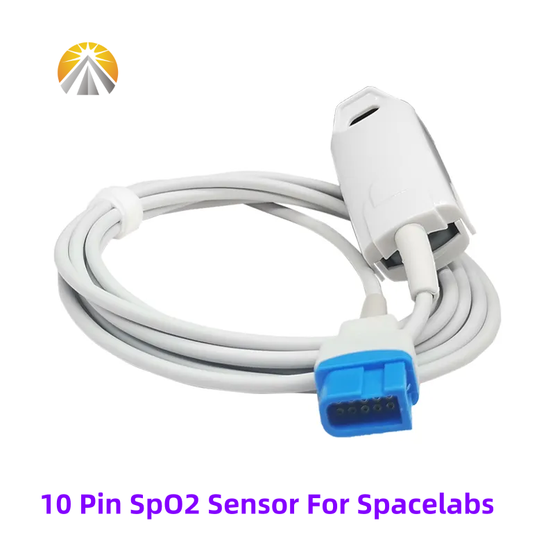 Vet Tech Accessories - SpO2-Sensor 10-Pin Wiederverwendbar Für Spacelabs 90496