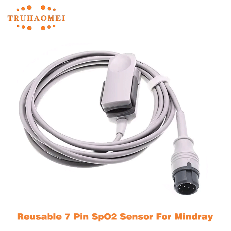M Tech Accessories - 8-Pin Wiederverwendbarer SPO2-Sensor für Mindray Beneview
