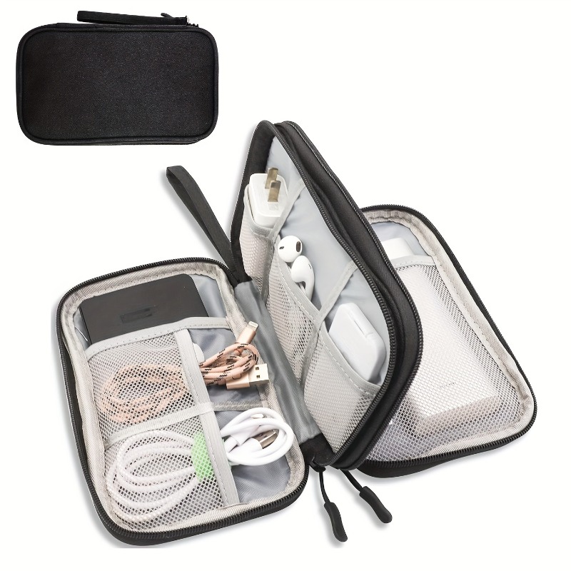 Tech Accessories Organizer - Reise-Organizer-Tasche, Mehrfach-Aufbewahrungsbeutel, Geeignet für Toilettenartikel, Kosmetikzubehör