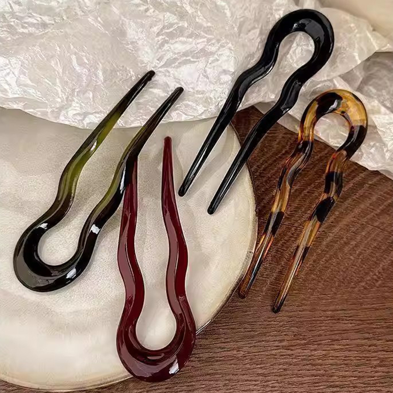 Elegante U-förmige Acryl-Haars – Tech Accessories Women Bewertung und Preis
