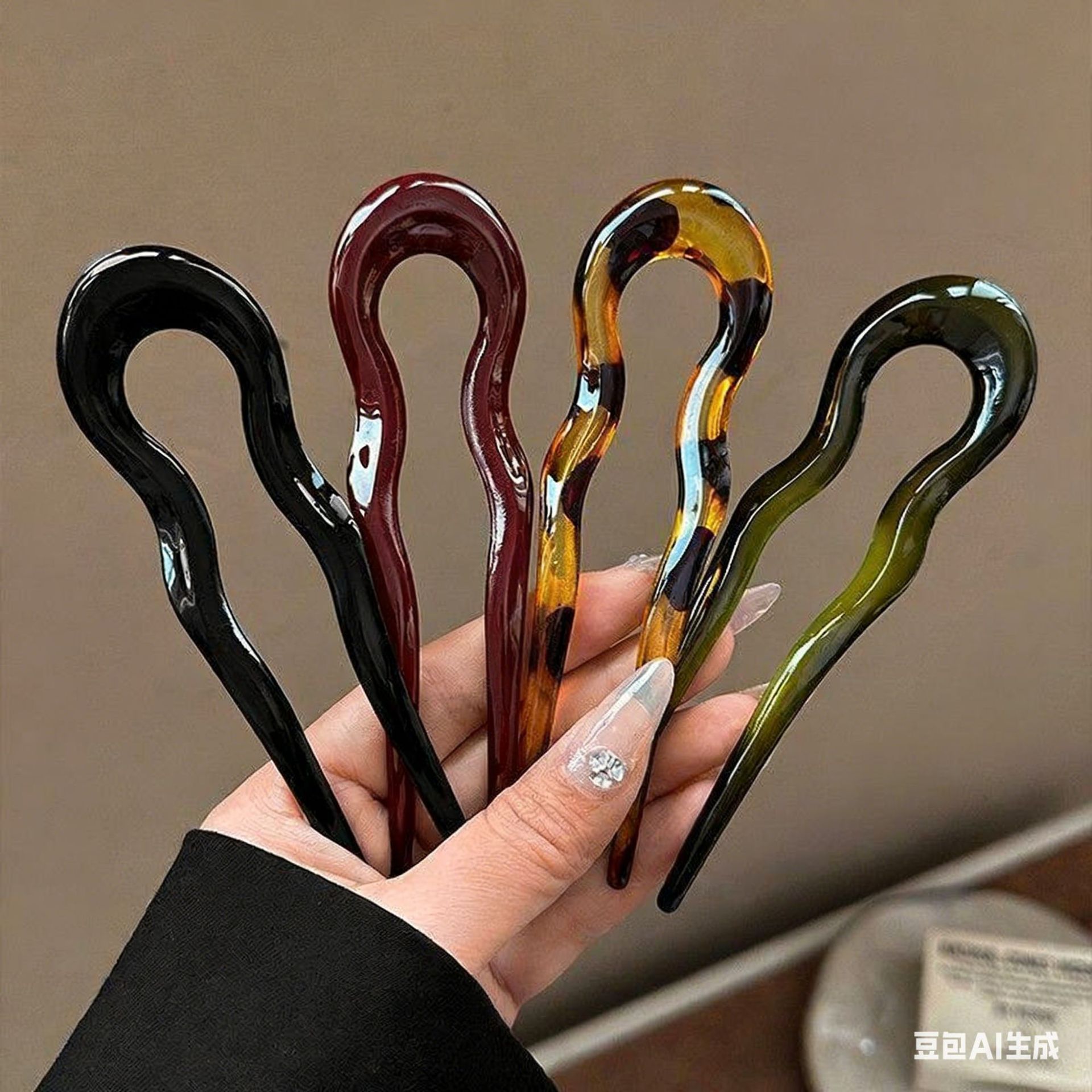 Elegante U-förmige Acryl-Haars – Tech Accessories Women Bewertung und Preis